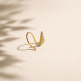 Aurelia Triangle Nose Pin