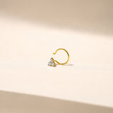 Lumi Trio Diamond Nose Pin