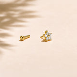 Celeste Bloom Diamond Stud