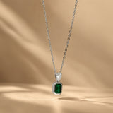 Silver Dazzle Diamond Necklace