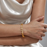 Daisy Diamond Bangle