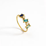Sapphire Skyline Ring