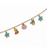Starlight Charm Gold Plated Bracelet