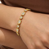 Siena Gold Plated Diamond Bracelet