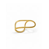 Aura Wave Gold-Plated Ring