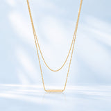 Minimal Layered Gold Plated Necklace