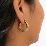 Soft Twinkle hoops