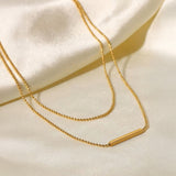 Minimal Layered Necklace