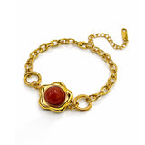 Ruby Bloom Bracelet