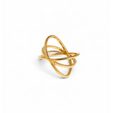 Orbit Muse Gold Plated  Ring