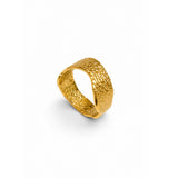 Wild Gold Plated Band Ring