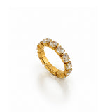 Tennis Gold Plated Ring