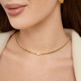Dainty Pearl Choker Necklace