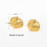 Dazzling Spiral Earrings