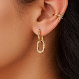 Celeste Crystal Link Earrings