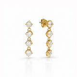 Marielle Diamond Gold Plated Earrings