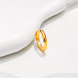 Classic Aura Gold Band Ring