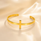Faith Gold Plated Bracelet