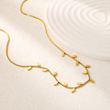 Midnight Petal Necklace