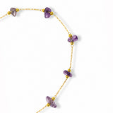Lilac Stardust Anklet