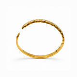 Estelle Diamond Gold Plated Bangle