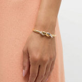 Infinity Knot Two-Tone Bracelet