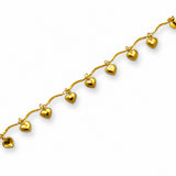 Heartstrings Gold Anklet