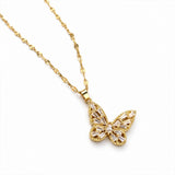 Flutter Gold-Plated Necklace