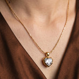Cupid Glow Diamond Gold Plated Necklace