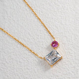 Lumière Duo Gem Necklace