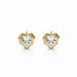 Cupid Glow Diamond Gold Plated Earrings