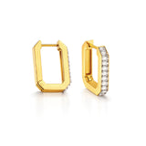 Chic Crystal Hoops