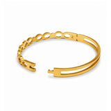 Sparkling Sequence Gold Plated Bangle