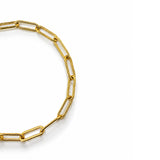 Serena Paperclip Gold Plated Bracelet