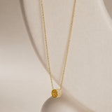 Aurora Gold-Plated Pendant Necklace