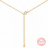 Amber Charm Gold Plated Necklace