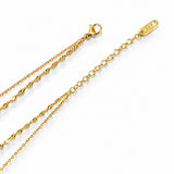 Emerald Double Chain Elegance