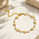 Daisy Daze Gold Plated Bracelet