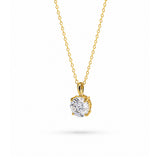 Solitaire Pendant Necklace