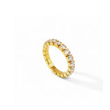 Tennis Gold Plated Ring