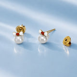 Candy Drops Gold Plated Earrings