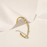 Baguette Luxe Gold Plated Cuff