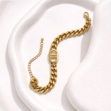 Cuban link bracelet