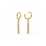 Moonbeam Grace Diamond Gold Plated Earrings