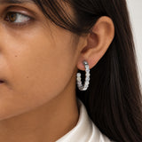 Silver Spark Earrings