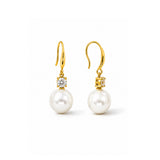 Echo Micro Pearl Gold Plated Earrings