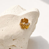 Golden Laurel Ring