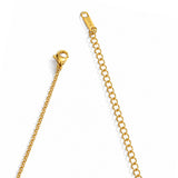 Lustre Halo Diamond Gold Plated Necklace