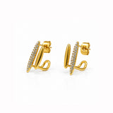 Everleaf Diamond Gold Plated Earrings