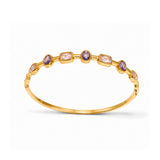 Moonberry Pink Blue Gold Plated Bracelet